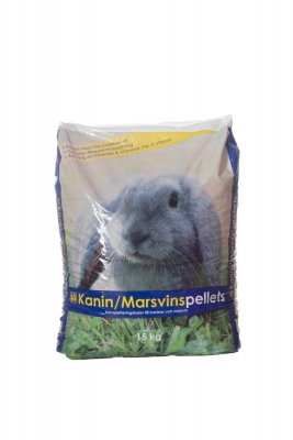 Kanin- & Marsvinfoder Svenska Foder 15 kg